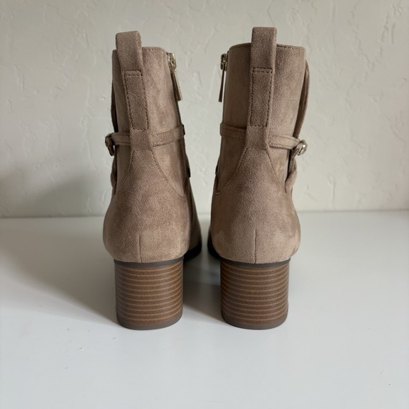 ANNE KLEIN Akmoore Boot Women's Size 9.5M Sand Zip Up Bootie Boho Whimsical NIB - Picture 9 of 13